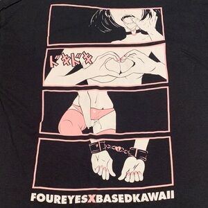 FourEyes x Based Kawaii Doki Doki Hentai Shirt